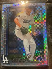 2025 Topps Chrome Clayton Kershaw #88 X-Fractor  Dodgers