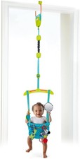 Bright Starts Bounce 'n Spring Deluxe Door Jumper with Padded Seat for Baby 6M 