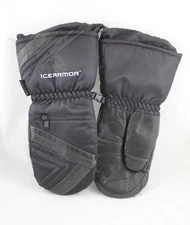 ICEARMOR By CLAM Soft Shell Thinsulate Winter Mitten Zip Pocket MEDIUM New