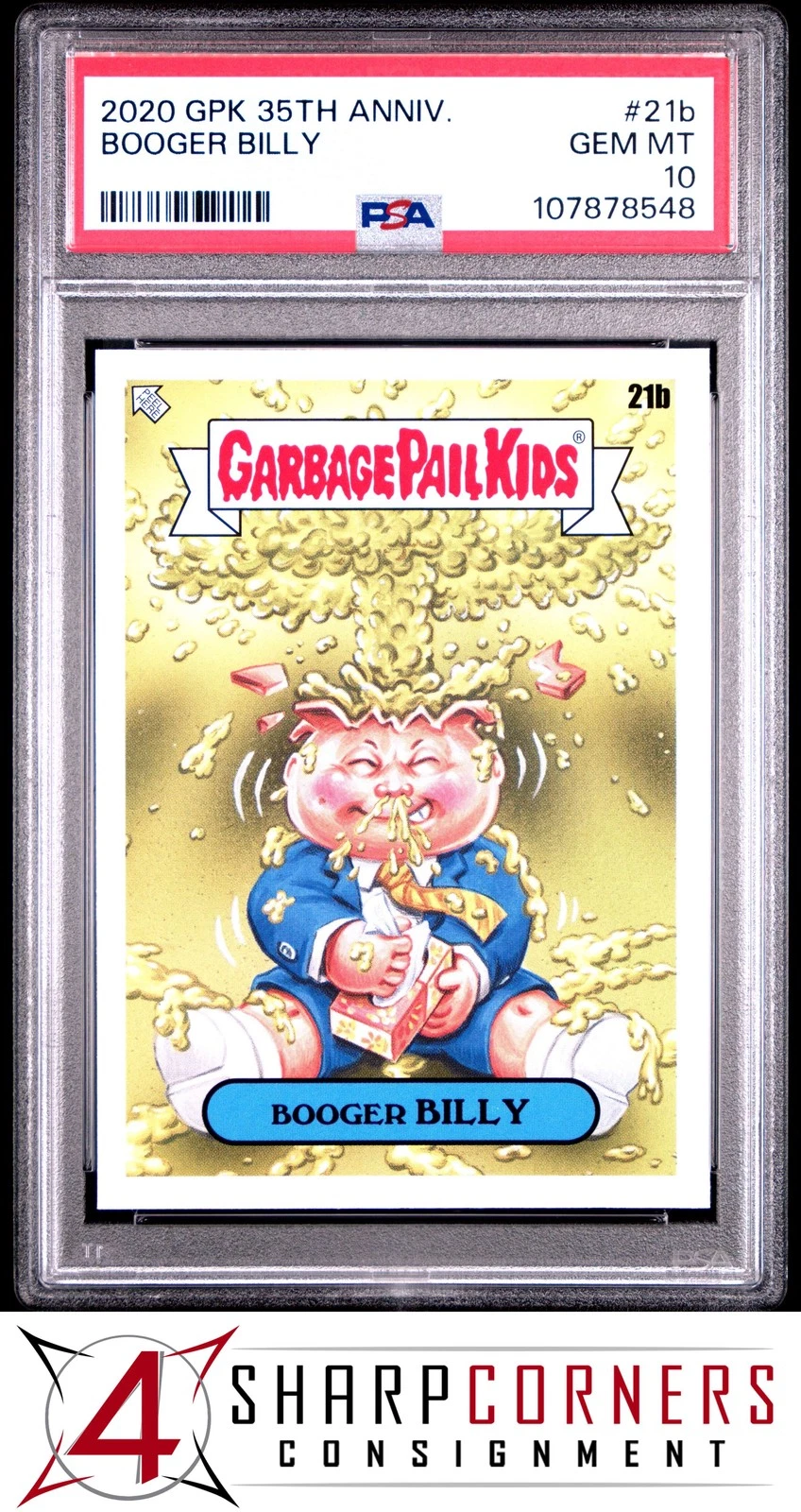 2020 Topps Garbage Pail Kids 35th Anniversary #21b Booger Billy front
