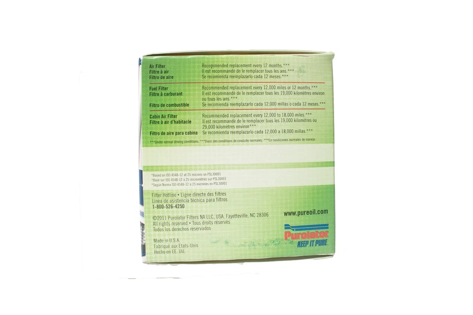 Filtro de aceite sintético Purolator para vehículos Volkswagen modelo PSL20252 1974-2014 Foto 2 de 4