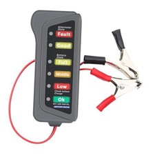 12V Car Battery Alternator Tester with 6 LED Indicators - Automotive Battery