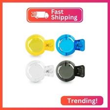 Hxezoc 4 Pack Travel Toothbrush Head Covers Portable Toothbrush Protector Cap Br