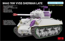 1/35 Rye Field Models M4A3 Sherman 76W VVSS Late Standard Version #5132