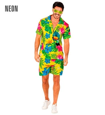 Widmann Summer Party Fashion (Shirt, Shorts) (S/M) Neon - Yellow - Imagen 1 de 4