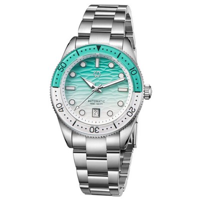 WISHDOIT 40mm Automatic Diver Watch Sapphire Crystal 150M Waterproof Luminous