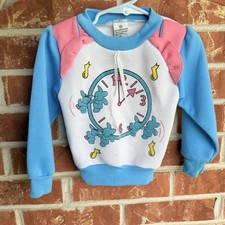 Vintage Toddler Girl Multicolor Sweatshirt
