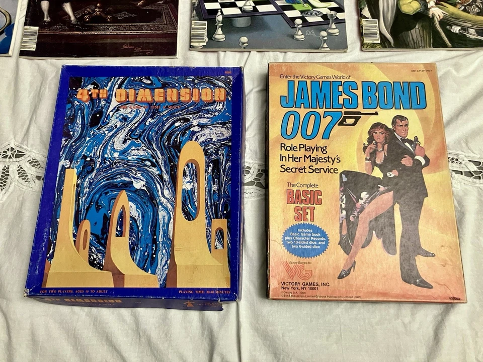Лот товаров Dragon Magazine D&D Игра Джеймс Бонд 4-е Измерение Игра Лот - Изображение 2 из 4