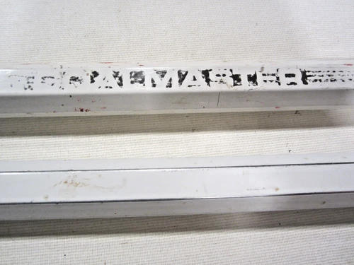 2 VINTAGE STX GOALMASTER GOALIE MENS LACROSSE SHAFT LAX USED 1980's 36" 40" Long