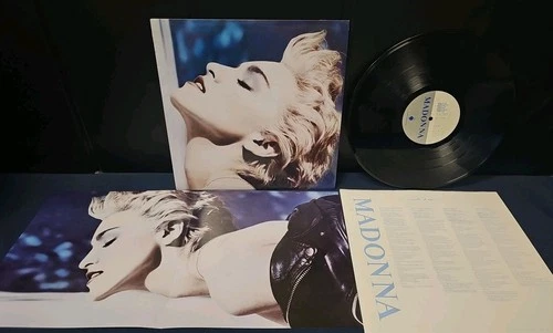 Madonna - True Blue 1986 VINYL RECORD WITH POSTER