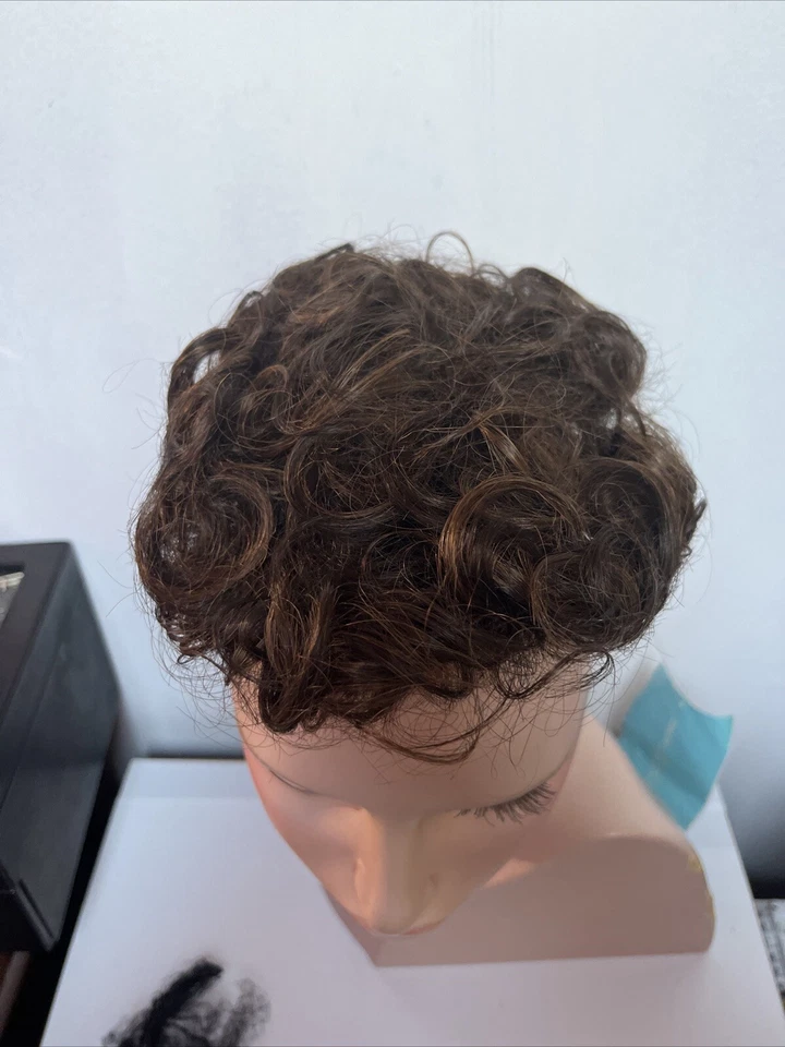 Topper de pelo castaño Estetica “top Tress” Foto 2 de 4