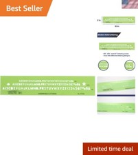 Compact Modern Bold Lettering Template - 1/8'' to 1/4'' - Travel-Friendly Design