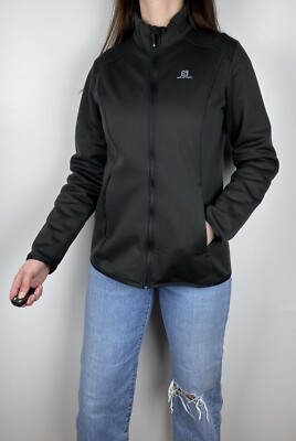 Salomon Acti Therm Fleece Lined Track Top Women's Jacket Size S