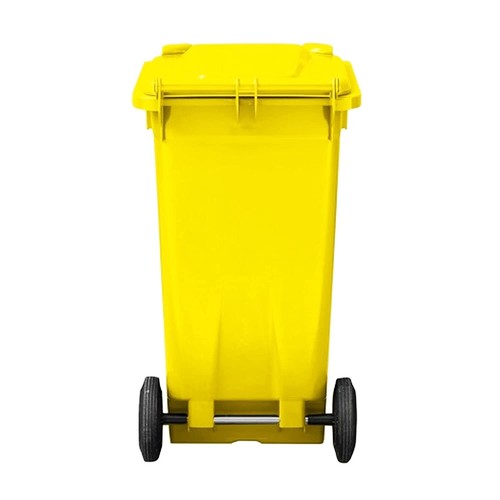 140L Litre Plastic Wheelie Bin for Waste Management & Recycling Compact
