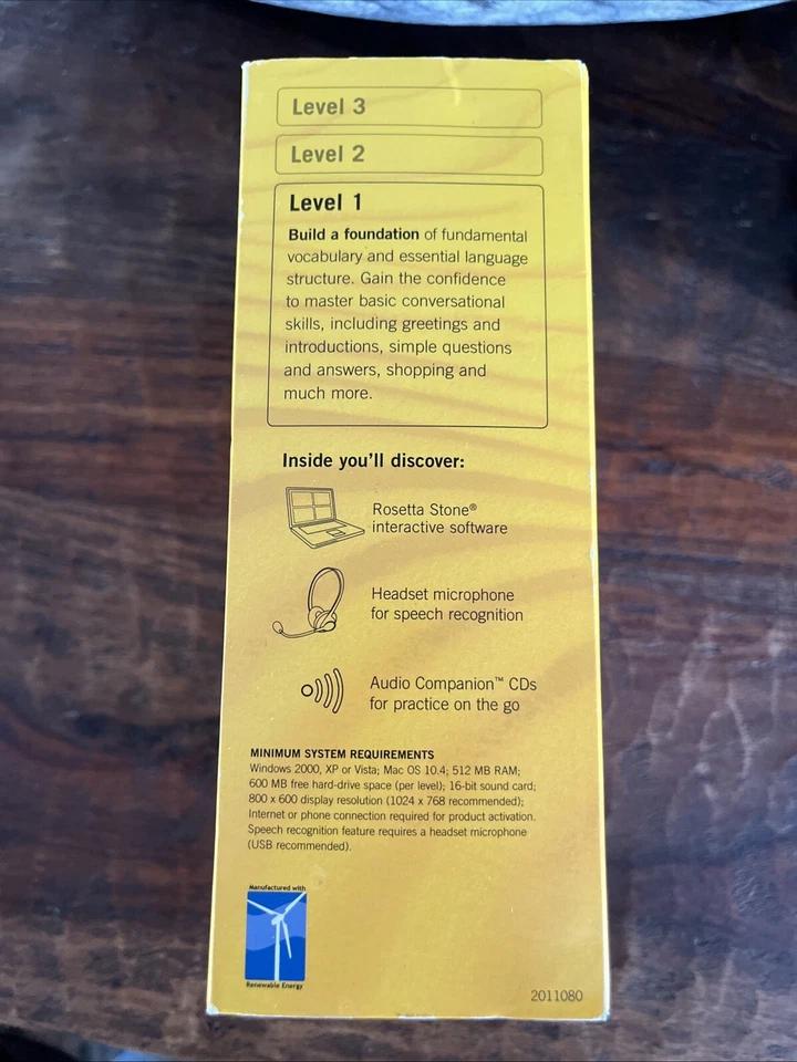 Rosetta Stone Audio Companion Level 1, Arabic CD Set+Headphone 20115 Version 3 - Image 3 of 4