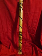 Bamboo Rainstick Shaker Tribal 36" Hand Carved Musical Rain Maker Tiki Decor