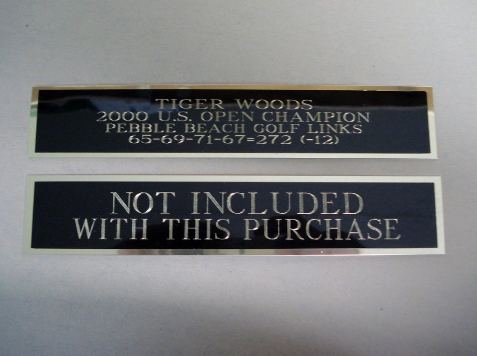 Dustin Johnson 2020 Masters Nameplate For A Golf Ball Case Or Scorecard