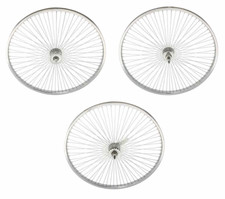 VINTAGE LOWRIDER 26" STEEL FRONT, COASTER, OR FREEWHEEL 72 SPOKE 14G 3/8 AXLE.