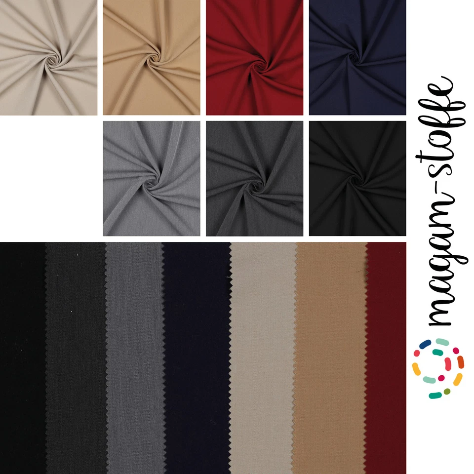MAGAM-Stoffe "Gabardine" Anzugstoff Hosen Kleider Mänteln Meterware ab 50cm - Bild 2 von 4