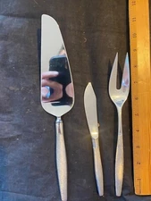 FLORENTINE BY KIRK STERLING PIE  SERVER  MASTER BUTTER AND COLD MEAT FOR 1 PRICE