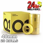 Q1 PREMIUM AUTOMOTIVE MASKING TAPE 110c - Box of 2" Inch 48mm x 50m 20 Rolls