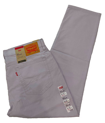 Levi's 514 Mens Straight Stretch Jeans Purple Twill Lightweight Pants Sz: 36, 38