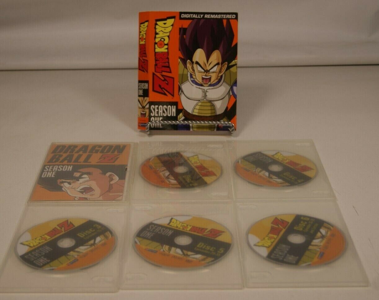 New Dragon Ball Z: Season 1 - 39 Episodes, 6 Disks, Complete Vegeta Saga  (DVD) 704400022425