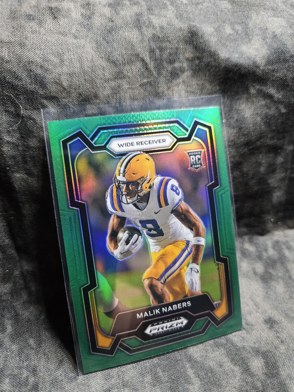 2024 Panini Prizm Draft Picks - Green Prizm #109 Malik Nabers (RC)