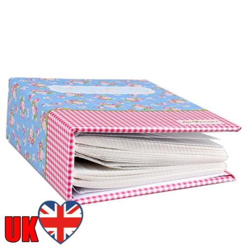 Floral Cover Photo Album Plug-in 4R 100 Sheets Insert Album for Kids Children - Picture 1 of 5