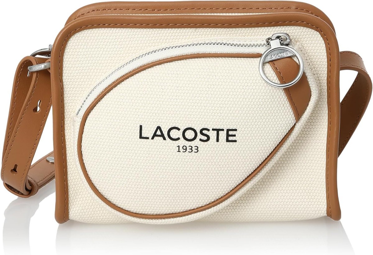 Lacoste] Heritage Canvas Tennis Style Shoulder Bag NU4339TD