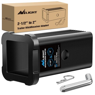#ad Nilight Trailer Hitch Receiver 2 1 2 inch to 2 inch Trailer Hitch Adapter $19.99