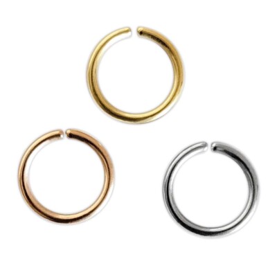 Anello Da Piercing In Titanio Clicker - Design Segmentato, Per Elice, Trago, Setto, 6-10 Mm - Foto 9