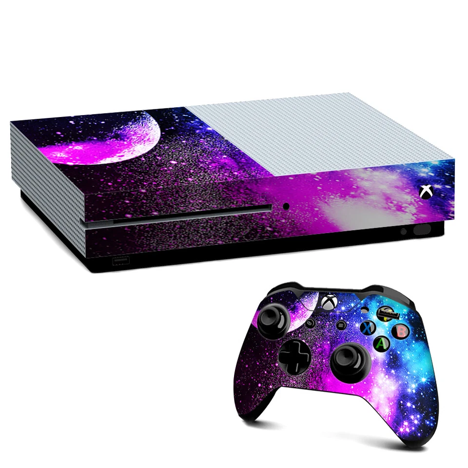 ITSASKIN Xbox One S Console Skins Decal Wrap ONLY Galaxy Fluorescent