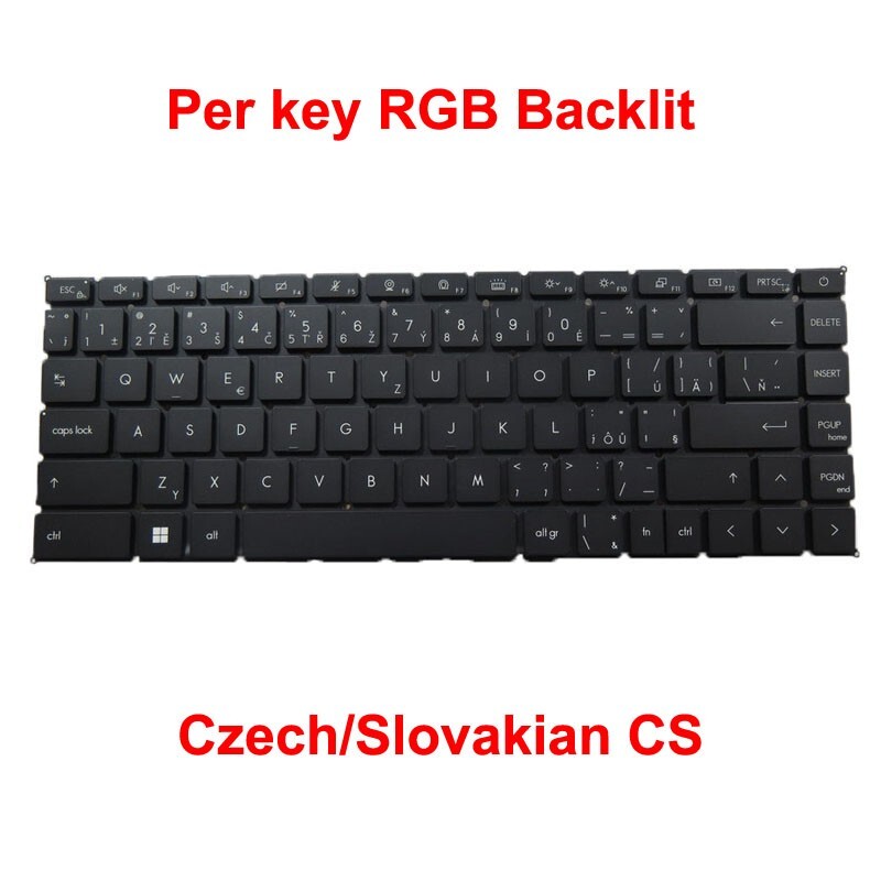 Backlit CS Keyboard For MSI Creator Z16 12th Gen MS-1572 Z16-A12U