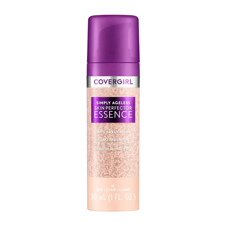 Covergirl Simply Ageless Skin Perfector Essence Foundation, 30 Light-Medium, Tin