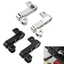 Passenger Foot Pegs Mount Extension For Harley Touring Softail Sportster Chopper