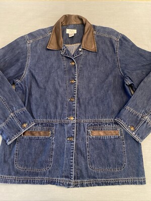 Vintage B.C.I Clothing Denim Barn Coat Women s Size Large Chore Coat Y2K 90 s