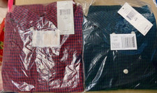 RALPH LAUREN CHAPS BOYS PLAID DRESS SHIRT-SZ 4/4T-Red OR Green-BRAND NEW-PICK 1