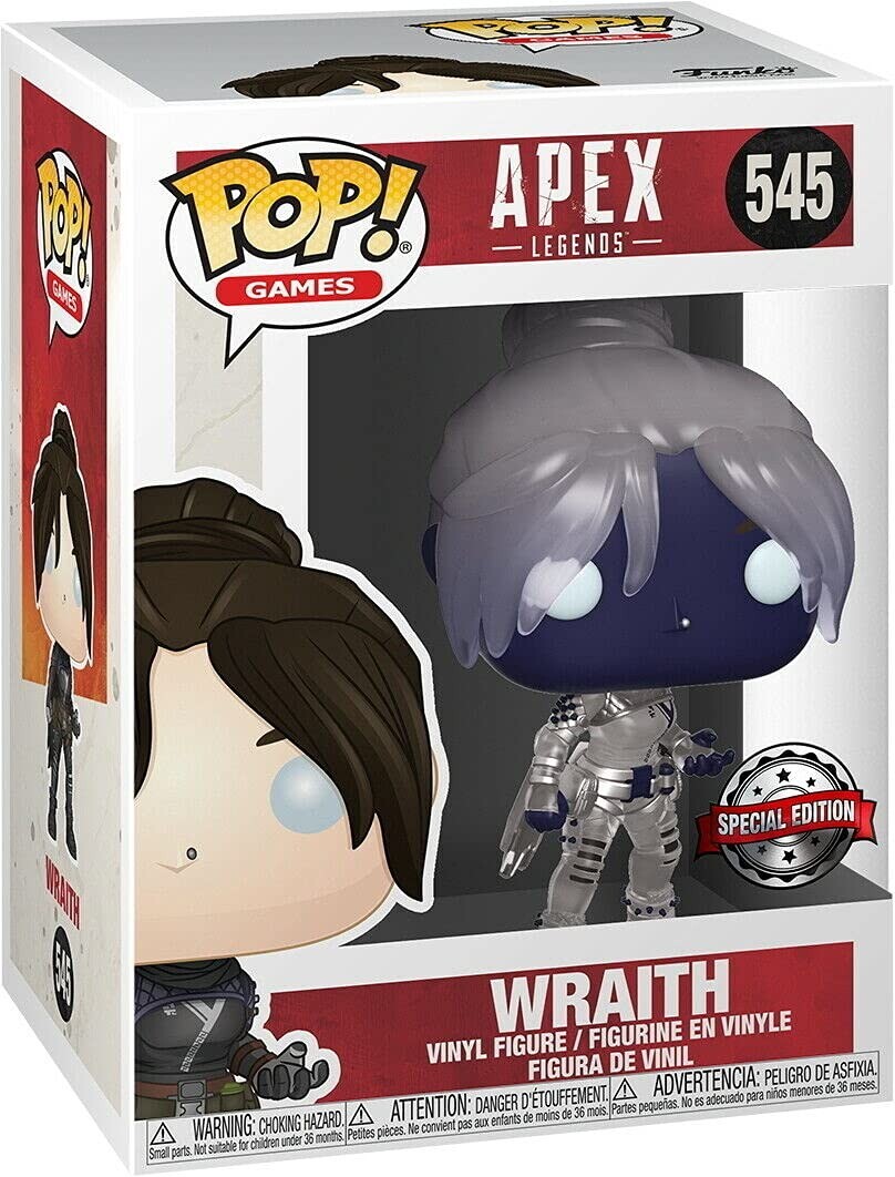 Apex Legends Funko Pop! Wraith #545 (Translucent) *DAMAGED BOX* | eBay