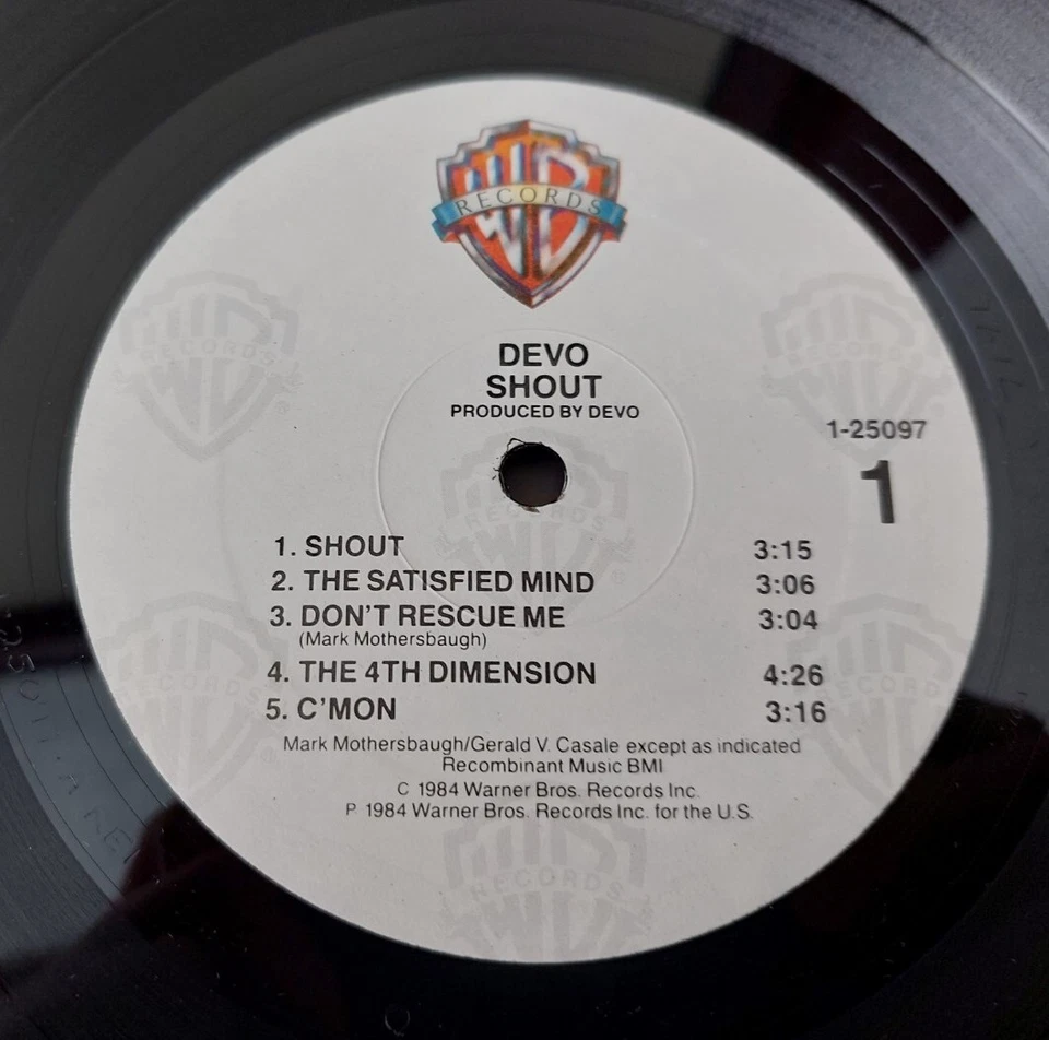 Devo Shout Vinyl Schallplatte LP 1984 USA VG+ New Wave Synth Pop 80er Kult - Bild 3 von 4