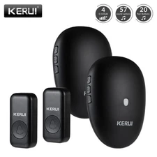 KERUI Wireless Doorbell Chimes Long Range Home Receiver Waterproof Remote Button