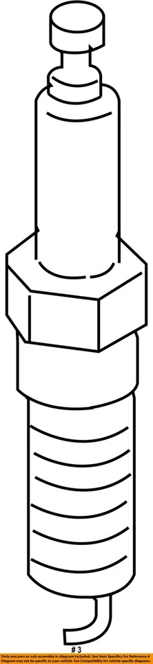 Sistema de ignição elétrica GM OEM 02-18 Alero - vela de ignição 12681663 - Imagem 2 de 2