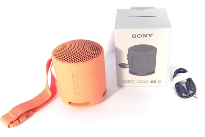 Sony SRS-XB100/B Portable Bluetooth Speaker Waterproof SRSXB100