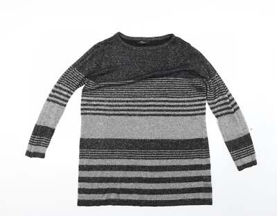 BM Damen Pullover Rundhals Viskosemischung Größe L