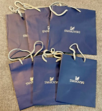 SWAROVSKI GIFT BAGS LARGE AND MEDIUM  LOT OF 6  A