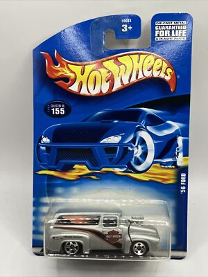 VINTAGE 2001 HOT WHEELS '56 FORD HARLEY DAVIDSON #155 w/5SP Wheels