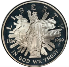 1989 S United States Congressional Coins w/ COA NH