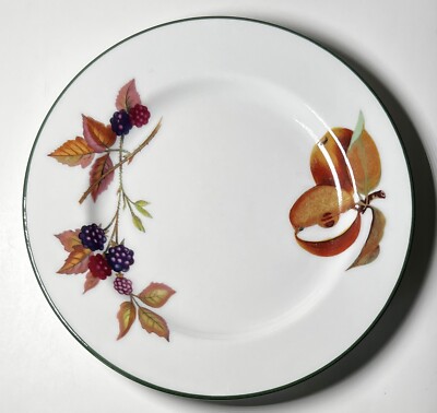 Royal Worcester Evesham Vale Bread Plate 6-5/8'' Excellent Used Condition