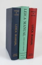 SET OF 3 LEICA MANUALS FROM 1943, 1947 AND 1955
