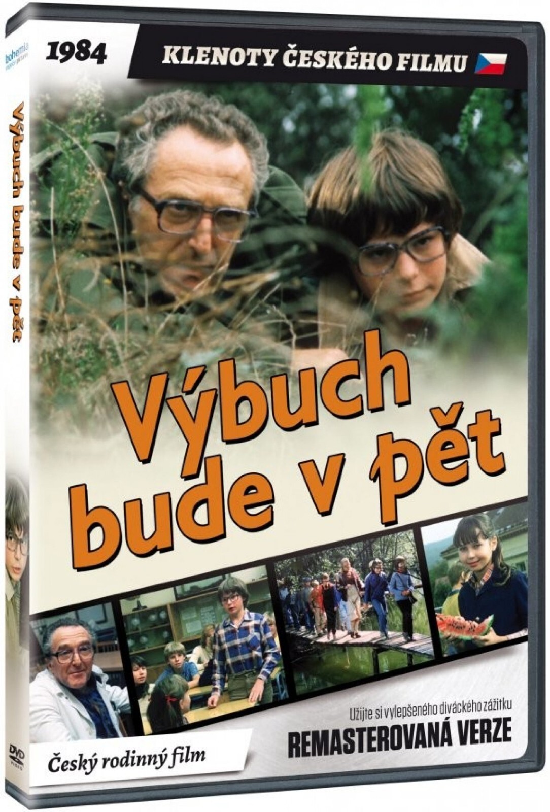 Vybuch bude v pet 1984 Czech classic film Remastered DVD sealed